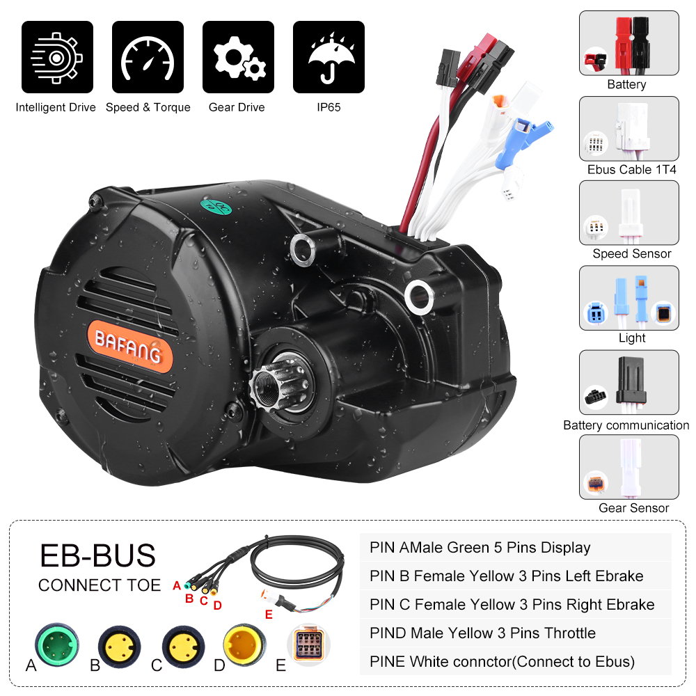 Bafang M620 G510 1000W Orta Ta - Mid Drive Motor Kit 52V 1000W incelemesi ve fiyatı