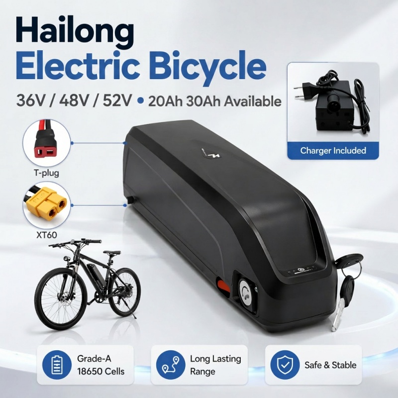 Çok Yönlü Hailong Pil, Elektri - Ebike Battery 48V 20Ah Hailong incelemesi ve fiyatı