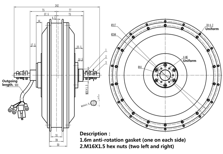 QS 273 V3 72v 8000W E-bisiklet - 72V 5000W Hub Motor Kit incelemesi ve fiyatı