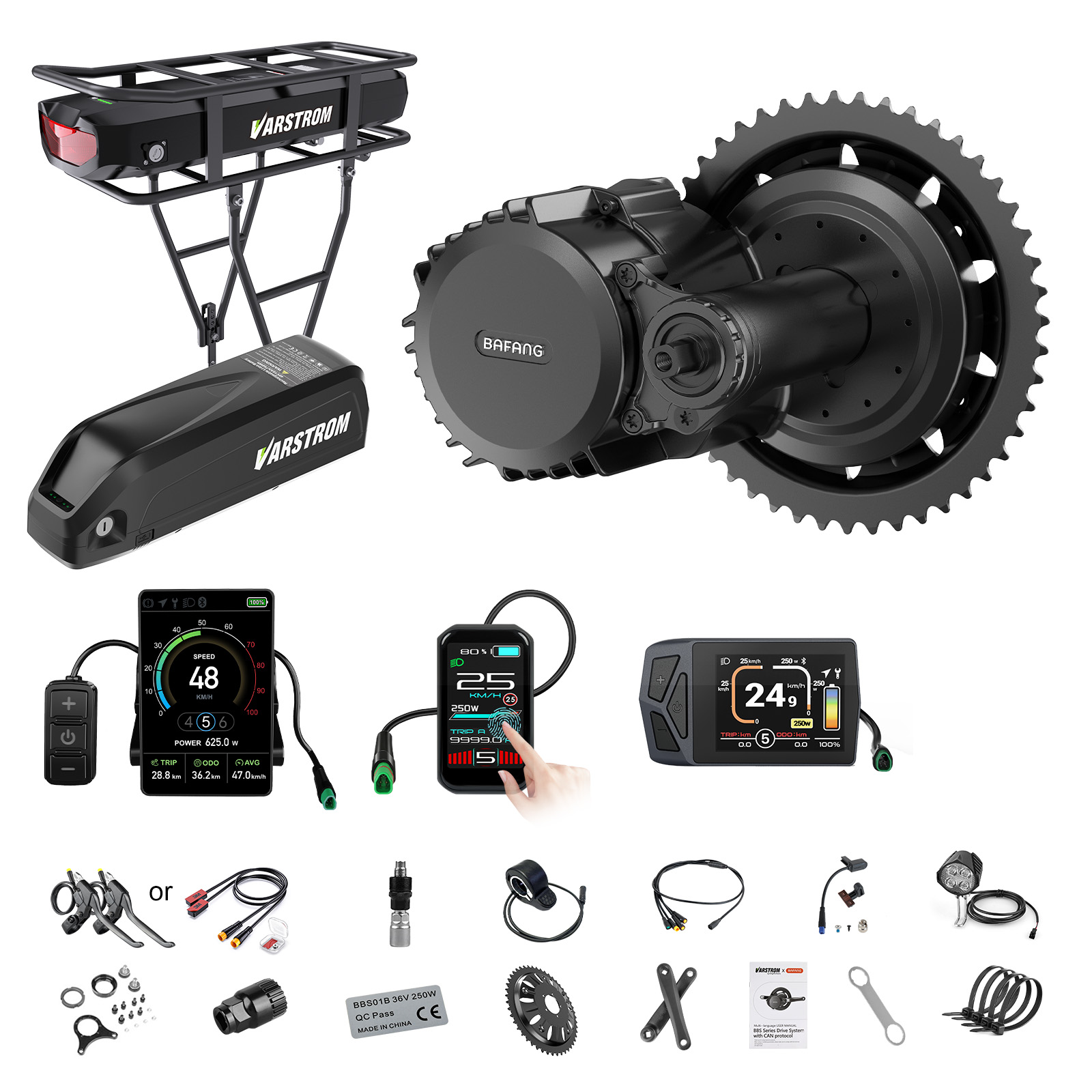 [ABD Gönderimi] Bafang Motor 7 - Mid Drive Motor Kit 52V 1000W incelemesi ve fiyatı