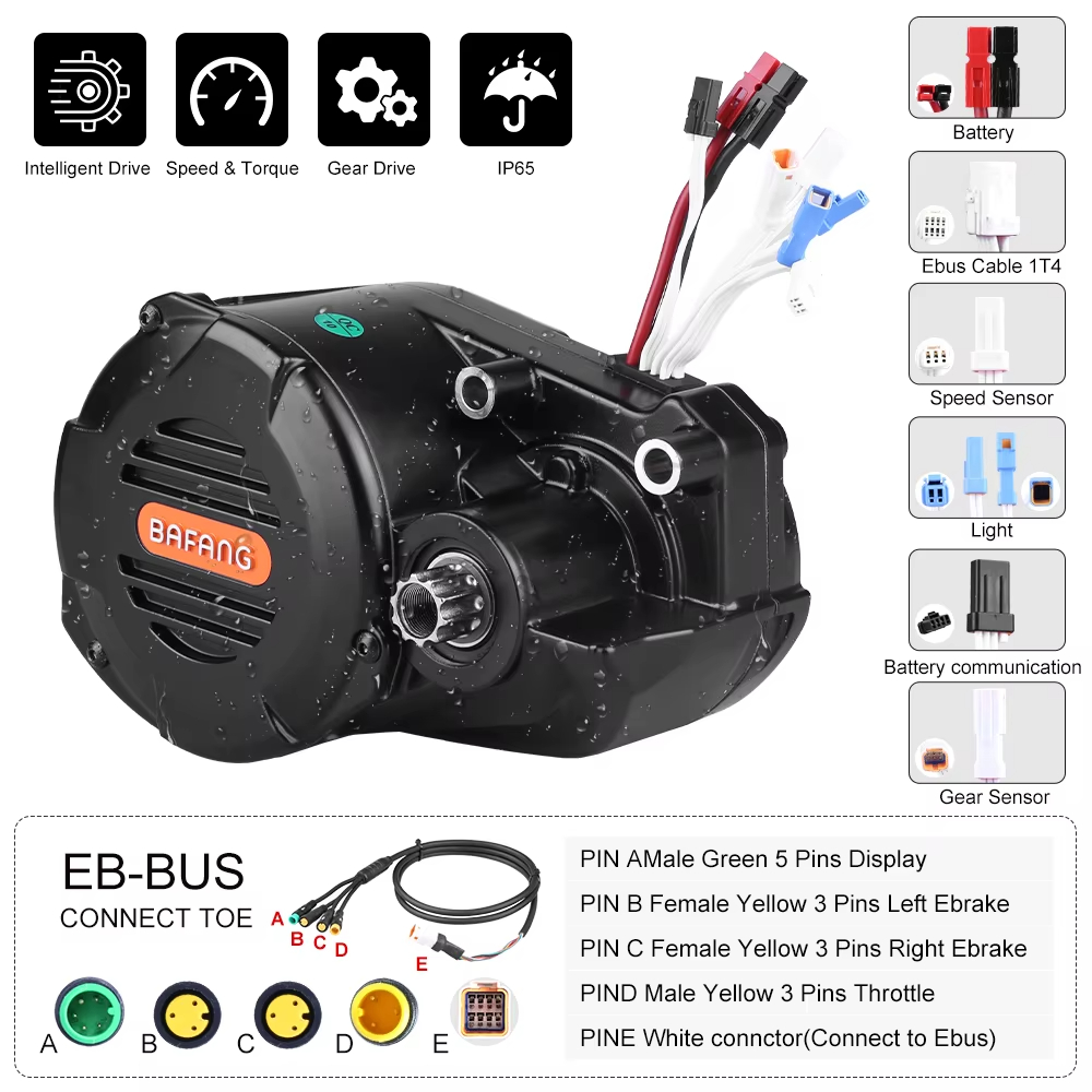 Ebike Bafang M620 G510 48/52V  - Mid Drive Motor Kit 52V 1000W incelemesi ve fiyatı