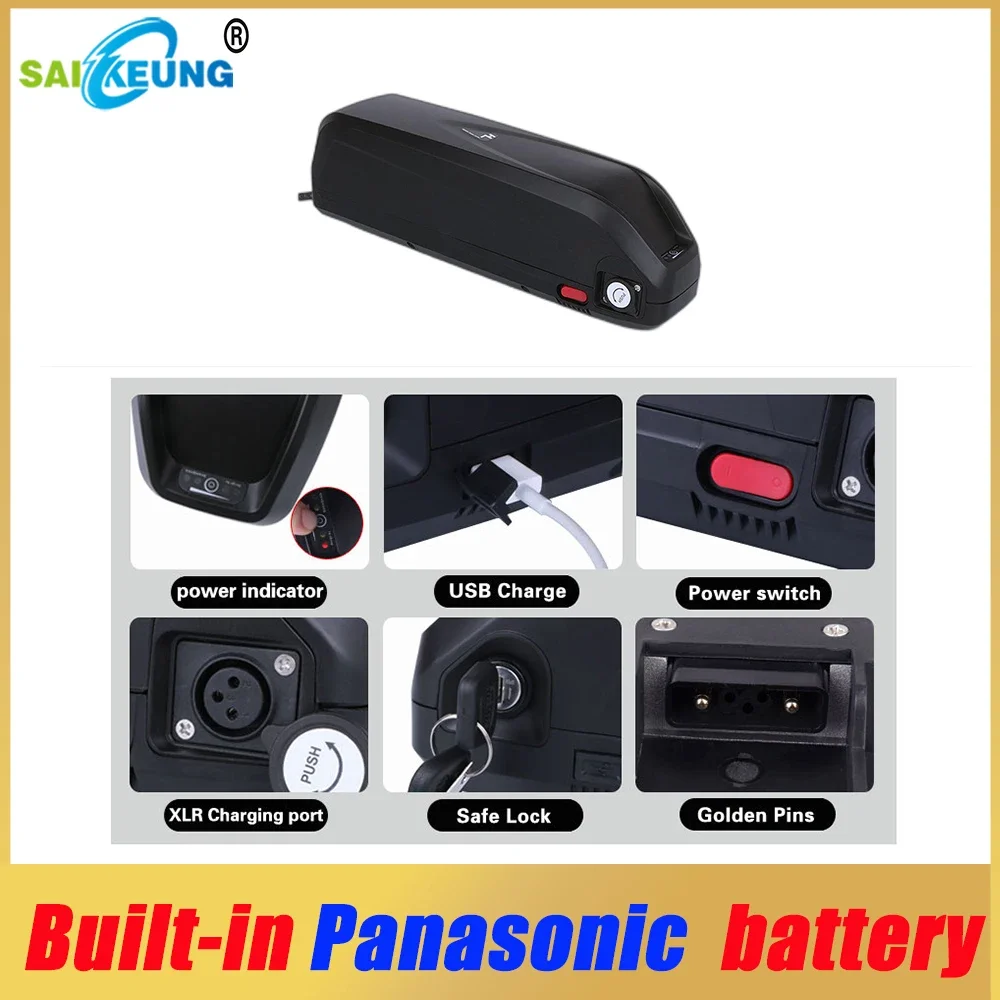 Orijinal 48V 52V 20AH 60V Ebik - Ebike Battery 48V 20Ah Hailong incelemesi ve fiyatı