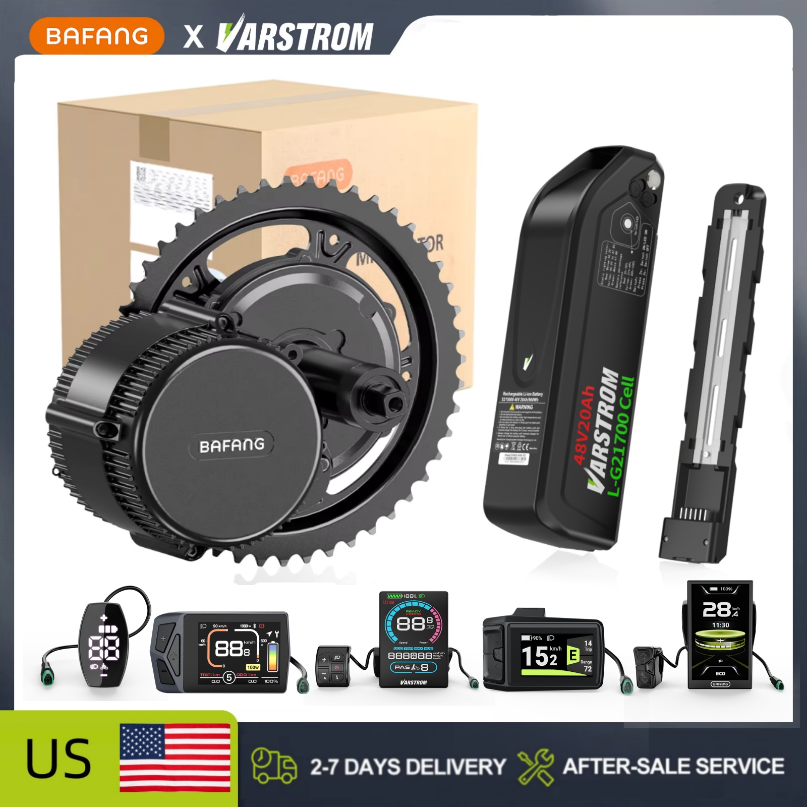 [ABD Stokunda] Bafang 48V Orta - Bafang Bbshd 1000W Conversion Kit incelemesi ve fiyatı