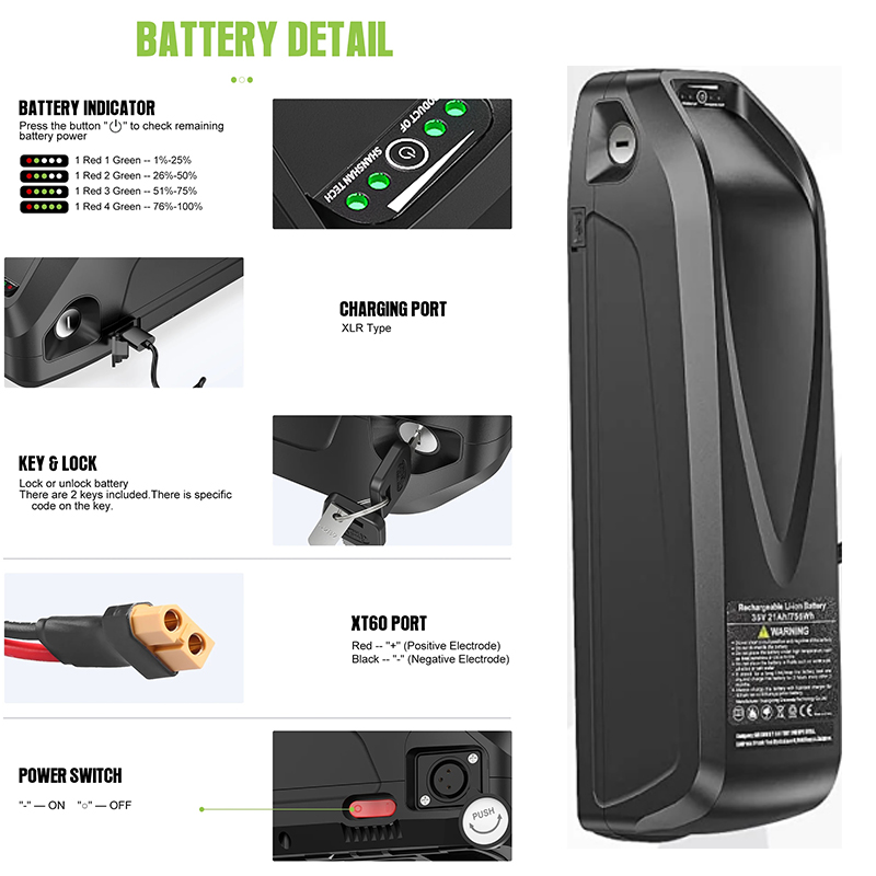 36v 48v 52v Hailong 60v 72v e- - Ebike Battery 48V 20Ah Hailong incelemesi ve fiyatı